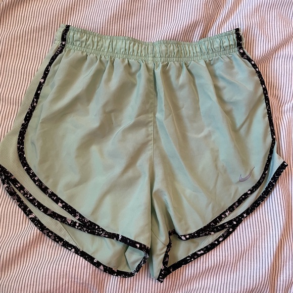 mint nike shorts